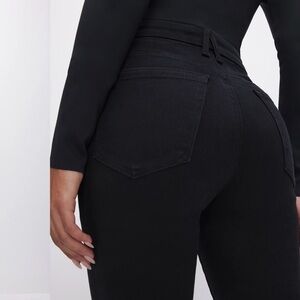 Good American High Rise Black Jeans